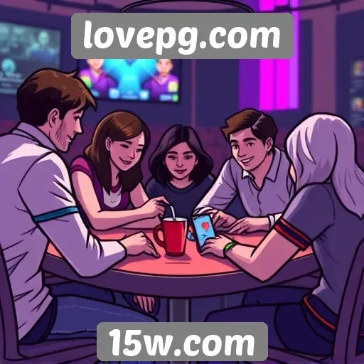 Recursos de interação social em lovepg.com